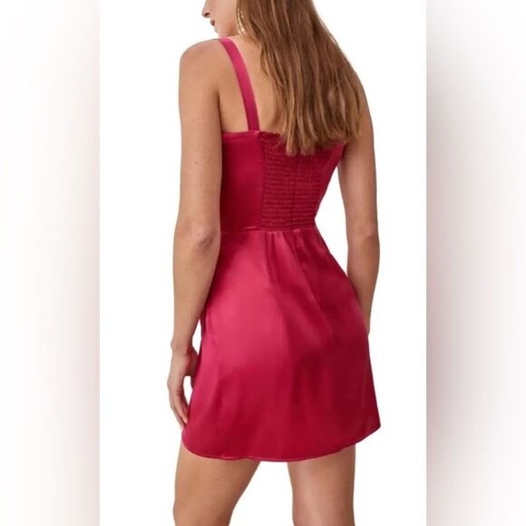 Reformation Fuchsia Mini Dress - Picture 2 of 12